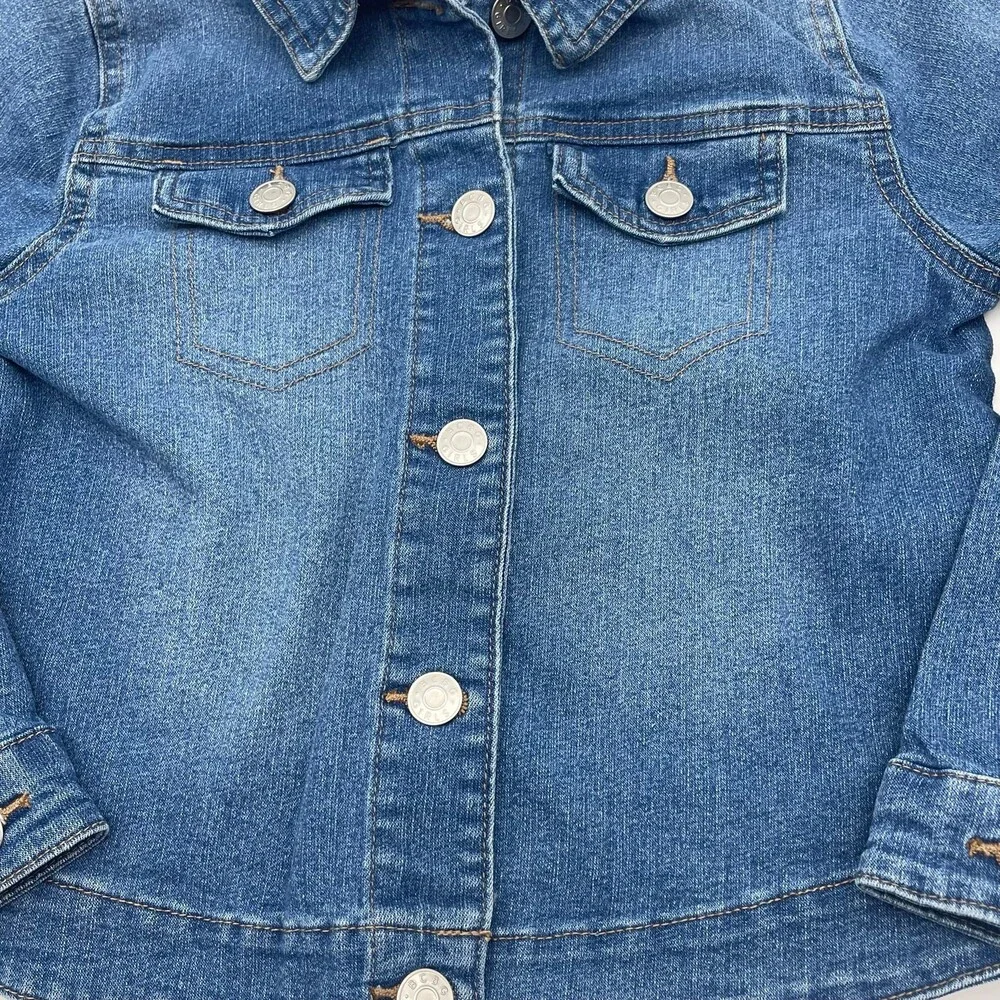 BCBG girls denim jacket size 7/8 great conditions